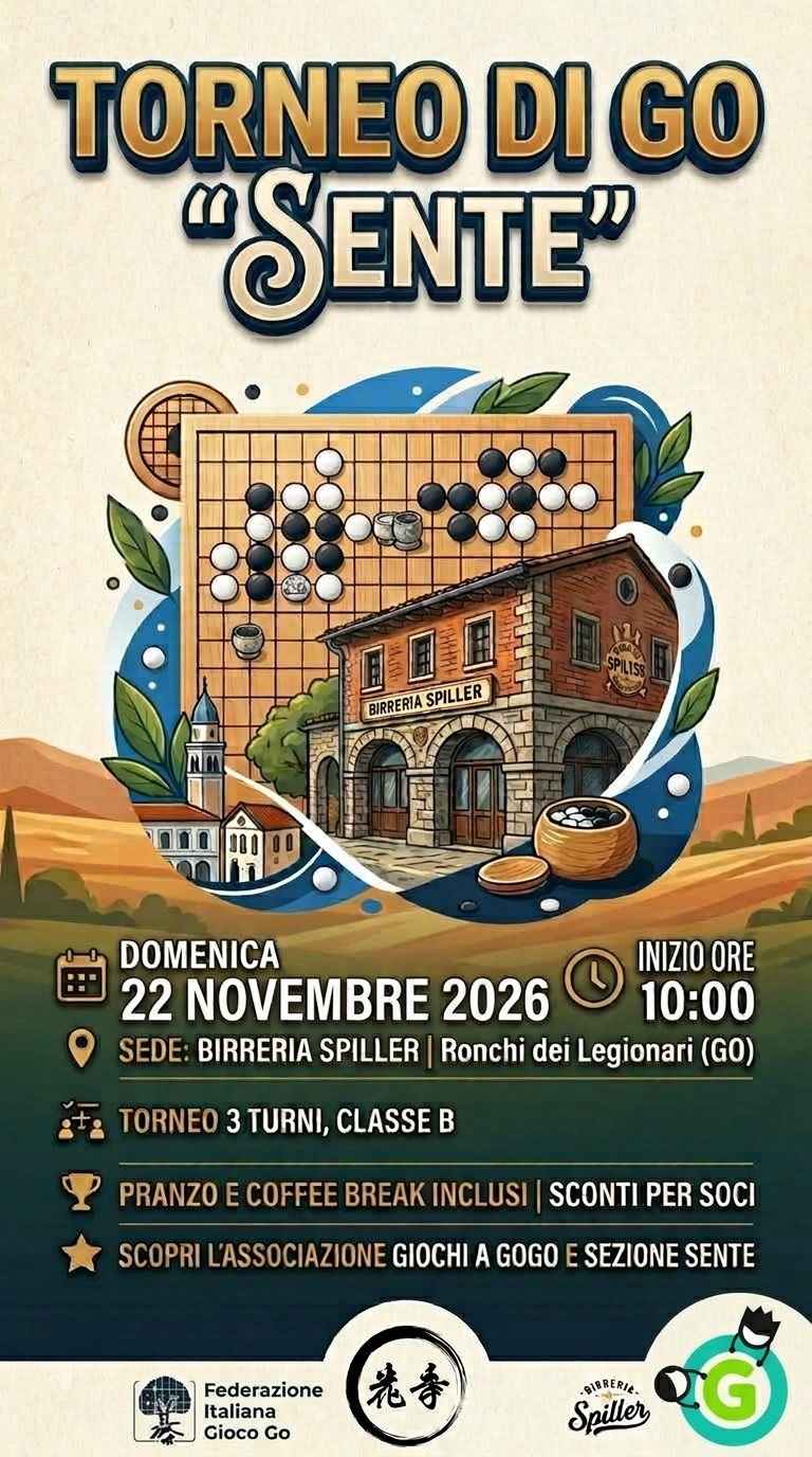 2° Torneo di Go – SENTE